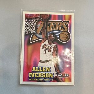 Allen Iverson Trading Card - Multicolor by hoops mint condition